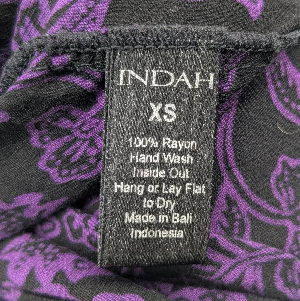 Indah Innocence Maxi Dress Batik Mix XS Open Back Boho Festival Beach Revolve - Picture 10 of 10
